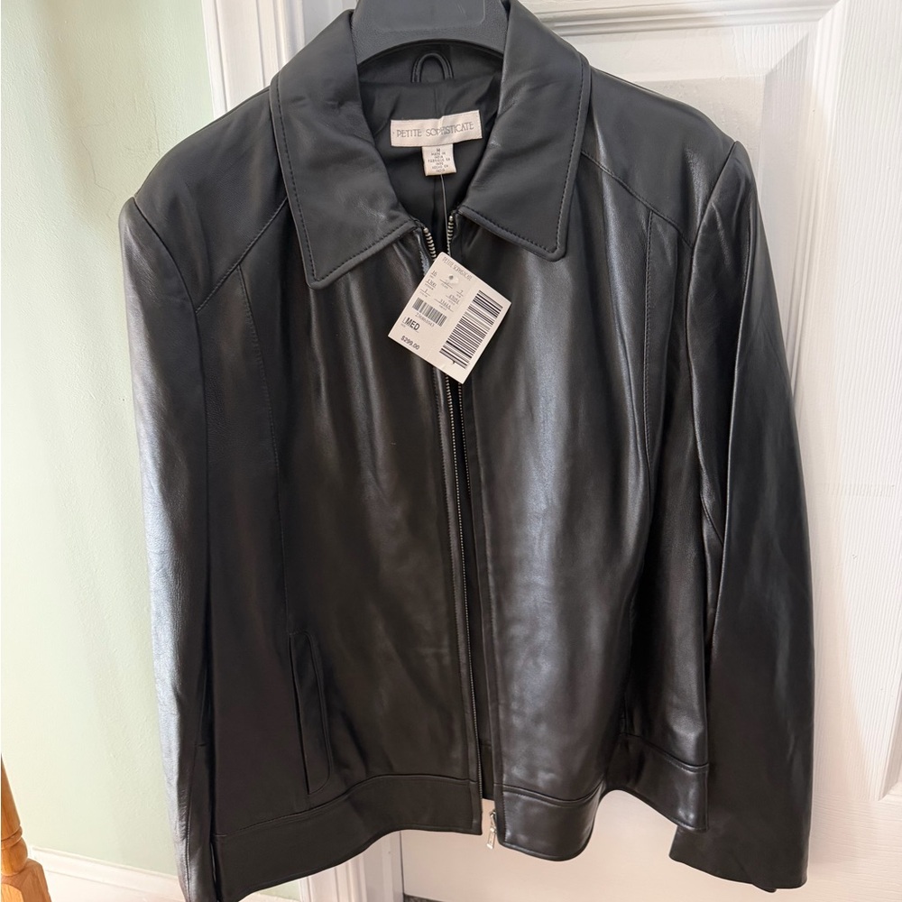 Genuine Black leather jacket